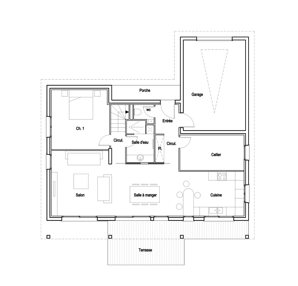 plan maison 600m2