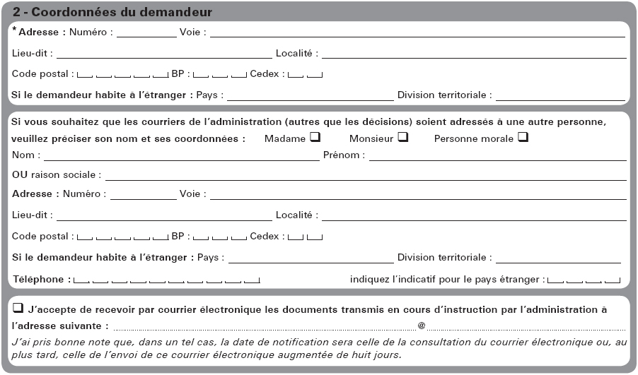 comment remplir permis de construire pour extension